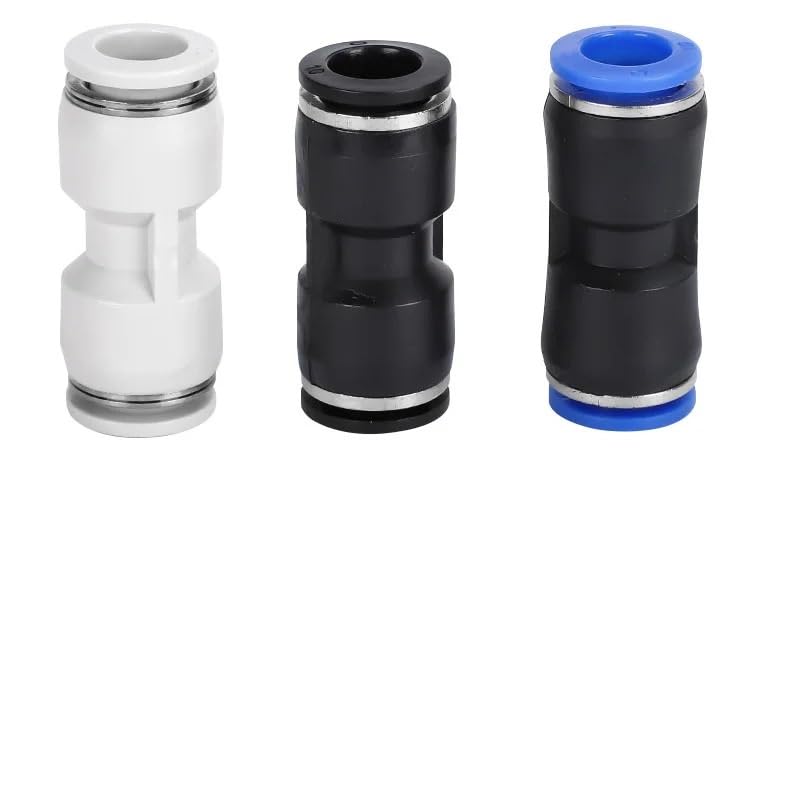 Raccord pneumatique droit en PU, connecteur plastique à insertion rapide PU-10 pour tuyau gaz