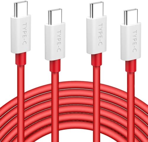 Jelanry 6.6ft 2Pcs USB-C to USB-C Cable for OnePlus 10T 9Pro 8T Warp Charge