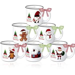 Slinerchristmascoffeemugssetof612ozchristmasmughotchocolatecocoacupsgiftholidayforfamilyfriendsteacherfarmhouseclassical Urban Country Home Decor Sliner christmas coffee mugs set of 6 12 oz christmas mug hot chocolate cocoa cups gift holiday for family friends teacher farmhouseclassical urban country home decor