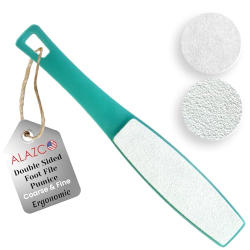 ALAZCO Double Sided Foot File Pumice Scrubber