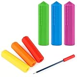 Chewable Pencil Topper, Sensory Chew Pencil Topper for Autistic Chewers, ADHD, SPD, Oral Motor Stimulation, 6 Colors
