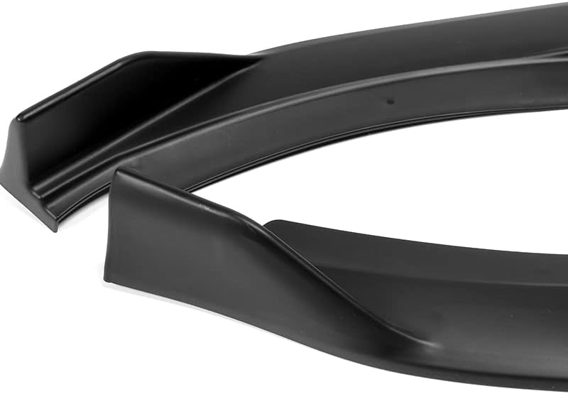 Front Bumper Body Spoiler Splitter Lip fit for Compatible with 2011-2013 Scion TC V-Style Front Bumper Body Spoiler Splitter Lip (Matt Black)