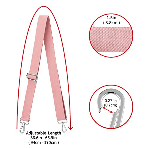 Image of ZOOEASS Wide Shoulder Strap (Solid),Adjustable Replacement Belt Crossbody Canvas Bag Handbag