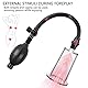 BDSM Nippelsauger Nippel Sucker Set,Brustpumpe Vakuumpumpe mit 3 Starke Nippel Pump,Extrem Saugkraft Sex Bruststimulation Brust Vergrößerung,Sexspielzeug Extreme für Frauen Paare (A)