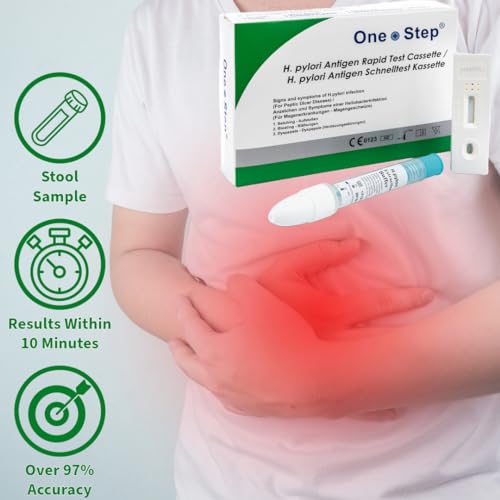 Image of Stomach Ulcer Test Helicobacter H Pylori - Fecal Kit - One Step (1 Test)