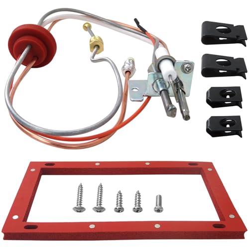 Zafina-UP SP20075, SP20305A Pilot and Igniter Assembly Replacement Kit for Natural Gas Water Heater, Compatible with Professional Series 42V40 PROF, RHG PRO40-40F, 42V50-40 PROF