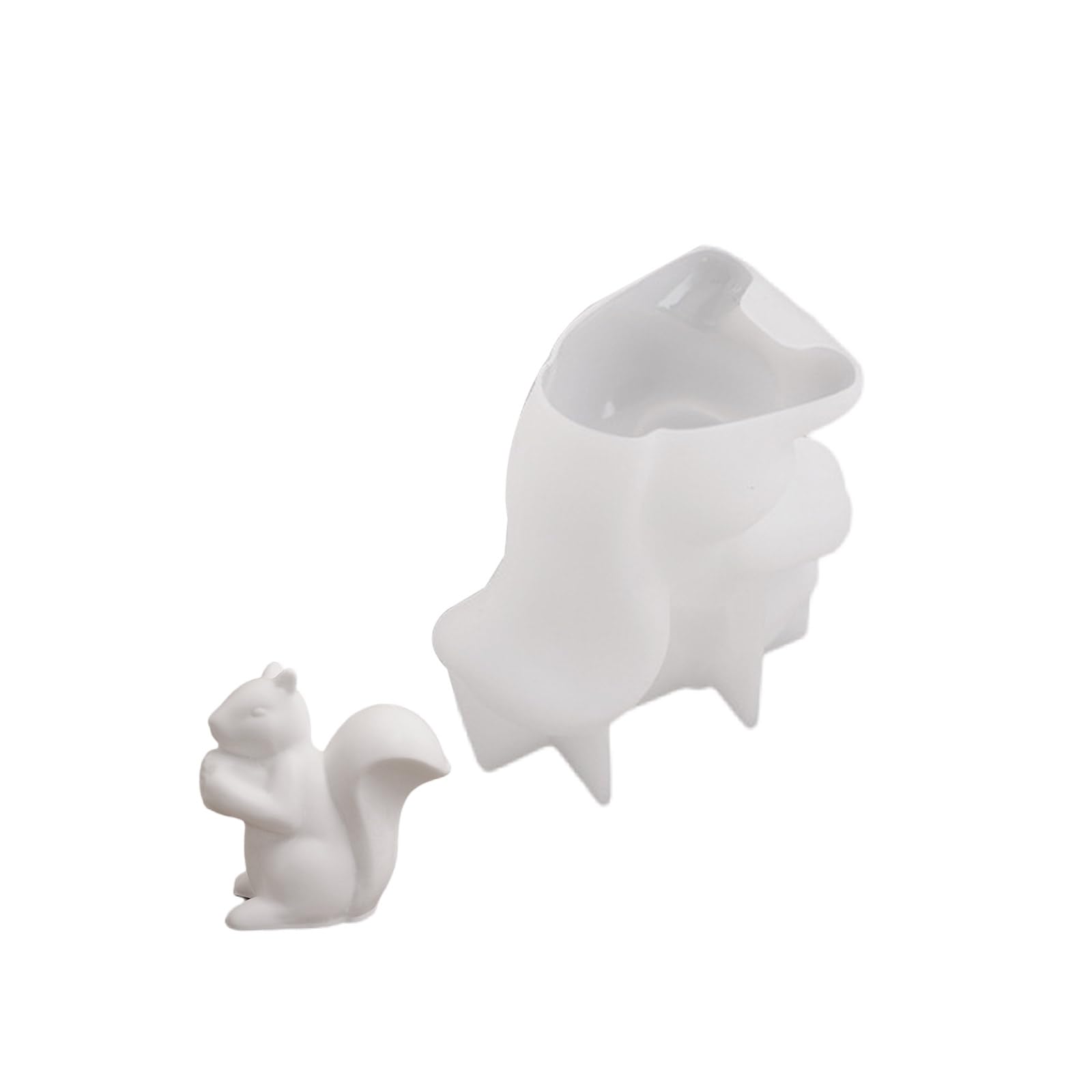 NEWFT Sturdy Artistic Creation Silicone Mold Practical Silicone Squirrels Basket Mold For Resin And Projects