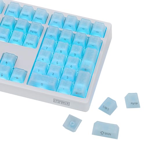 EPOMAKER Frost Jelly �L�[�L���b�v�Z�b�g126�L�[ �b���J�[�{���t�@�C�o�[���L�[�L���b�v Cherry�v���t�@�C�� ABS+PC�� MX�X�^�C���Ή� 61/68/84/87/98/100/104/108 �p��z�񃁃J�j�J���Q�[�~���O�L�[