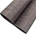 Black Oak Textured Wood Veneer Sheets - 0.2mm Thick, 98x20.8inch(2.5x0.53meter) - Ideal for Furniture, Instruments, Home & Auto Decor