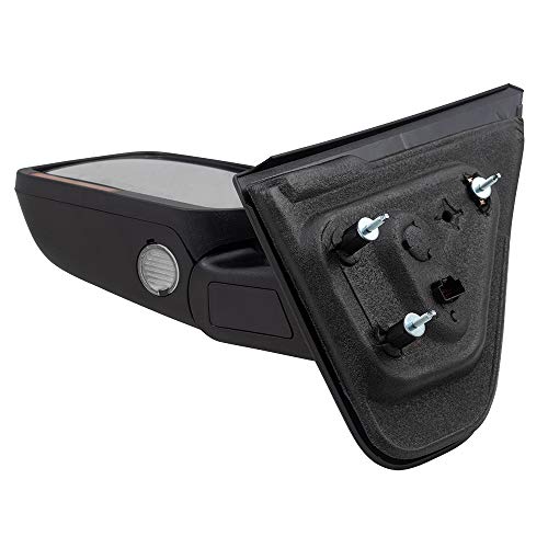 Brock Power Mirror Replacement For 2007-2008 Ford F-150 Pickup Truck Drivers Side Chrome Pedestal Type Power Folding Heated Signal Memory Puddle Lamp 8L3Z 17683 Aa 8L3Z17683Aa #TOP4