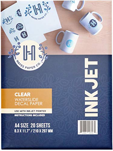 Reddit Compares Hayes Paper Waterslide Decal Paper INKJET CLEAR 20 