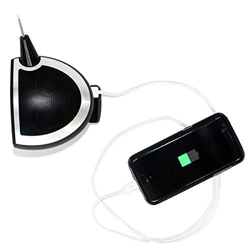 Sound Caddy Golf Club Bluetooth Speaker And Power Bank, Weatherproof Design With Usb Ports, Lightweight, Black #TOP4
