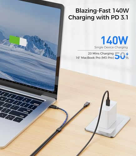 Cable Matters USB-C Splitter Charging Cable with 140W PD