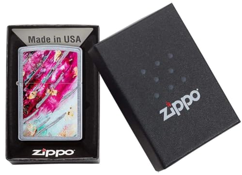 Encendedor Zippo clásico elegante diseño Patina miniatura 4