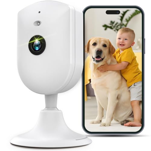 Vimtag Security Camera Indoor, 4MP Baby Camera Monitor with App, Human/Sound/Motion Recording and...