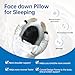 SXZCYX Face Down Pillow After Eye Surgery - BBL Pillow After Surgery for Sleeping - Prone Face Down Massage Pillows Headrest for Bed - Retinal Vitrectomy Recovery Equipment, Grey