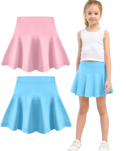 Image of Toddler Skirt Little Girls Athletic Uniform Skorts Golf Outfit Cheer Tennis Skirts with Shorts