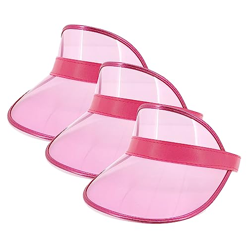 Image of Surkat Plastics Clear Sun Visors UV Protection Hat Cap Headwear Sunhat for Golf Tennis Beach Cycle