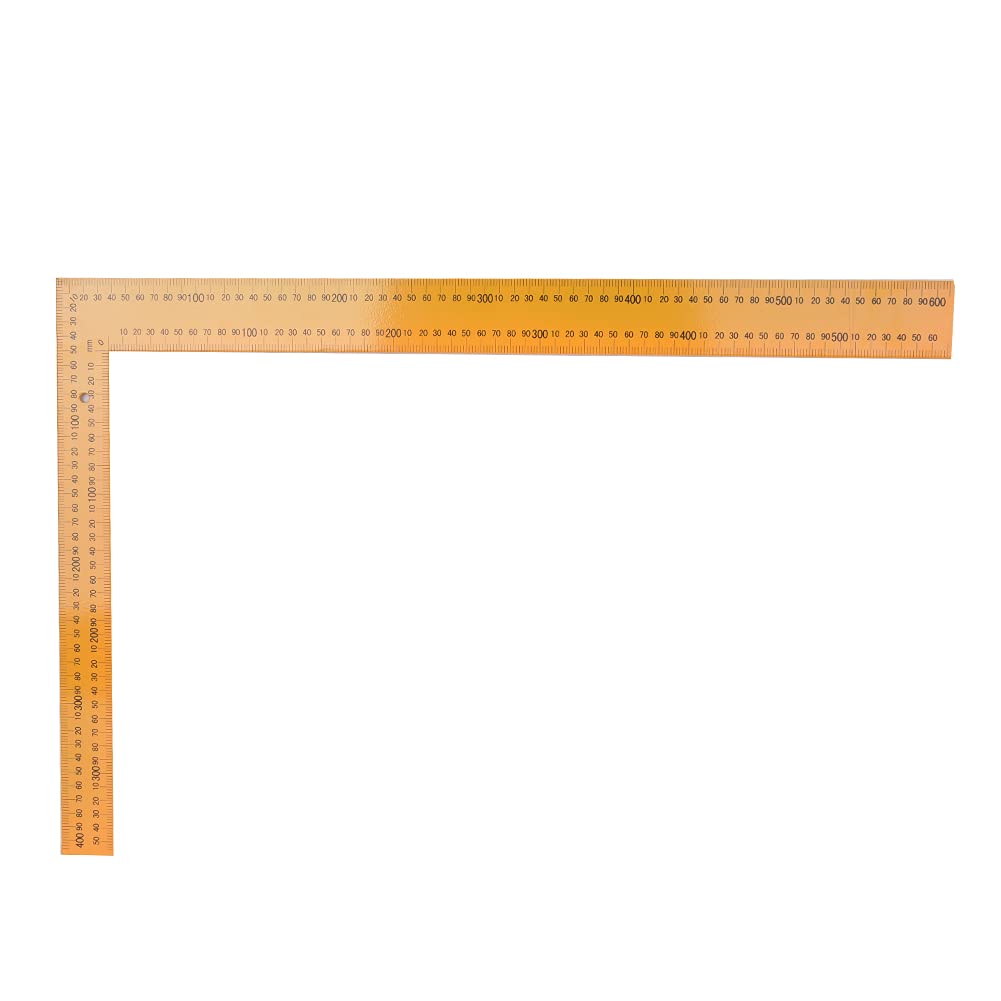 Telaio quadrato, Righello quadrato ad angolo retto Righello quadrato di precisione Strumenti per la lavorazione del legno Righello multifunzione in alluminio Righello a forma di L per falegnameria,