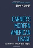 Garner's Modern American Usage by Bryan A. Garner (2009-08-27) Hardcover