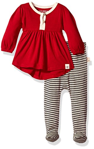 Burt's Bees Baby Baby Organic Billowing Dress & Footed Pant Set