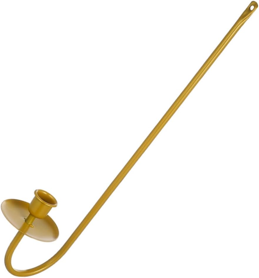 Gold Metal Wall Sconce Candle Holder for Pillar Taper Candles