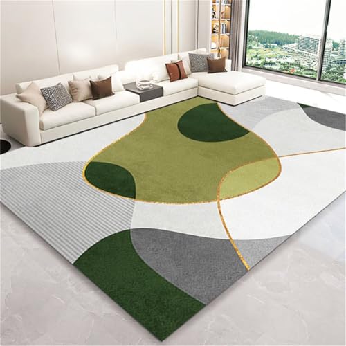 Descente de lit anti-poussière gris vert 60x120cm tapis salon moderne