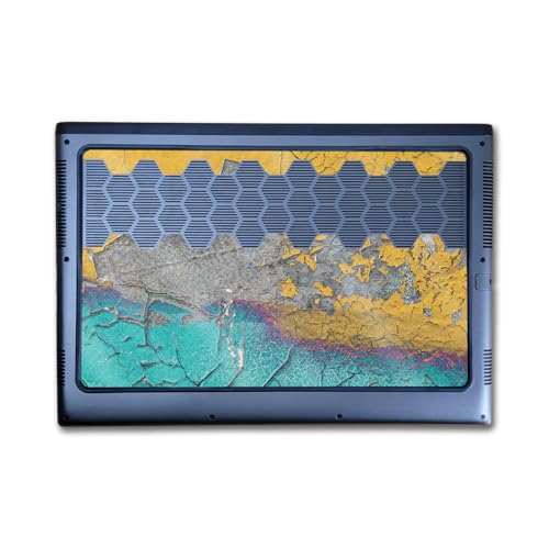 Image of Glossy Glitter Laptop Skin Compatible with Alienware M16 R2 (2024) - Chipped Spill - Premium 3M Vinyl Protective Wrap Decal Cover - Easy to Apply | Crafted in The USA by MightySkins