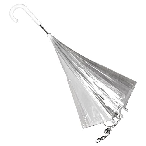 Haustier-Regenschirm-Hundeleine, transparent, wasserdicht, für Hunde/Katzen, trockene Spaziergänge bei Regen und Schnee
