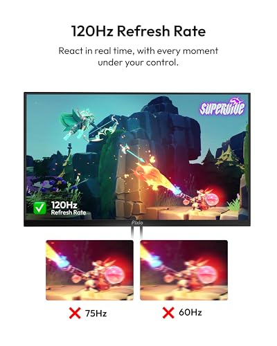 Image of Pixio PX246 Wave 24 inch 120Hz Refresh Rate FHD 1080p Resolution IPS Panel 4ms GTG Response Time Gaming Monitor and PS1S Wave Black Single Monitor Arm