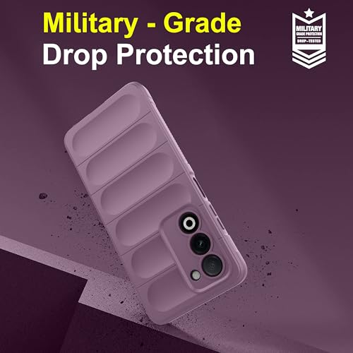 Image of Zapcase Back Case Cover for Oppo A5 5G | Compatible for Oppo A5 5G Back Cover | Liquid Silicon Magic Case with Camera Protection | Lavender