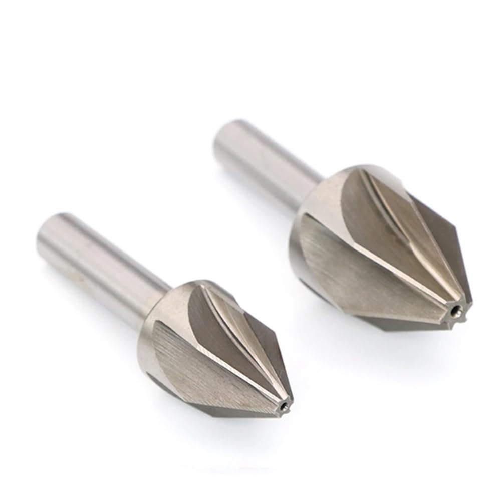 1 sztuk 6-50mm HSS 6/8 flet 60/90/120 stopni fazowanie wiertła rozwiercające bity (6/8/10/12.5/14/16/18/20/22/25/30/32/35/40/45/50mm)(60°,35.0mm)