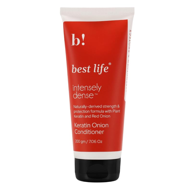 Best Life Keratin Onion Conditioner for Hair Growth 200 gm, Hair fall control With Red Onion Extract And Kalonji (Nigella Satvia/Black Onion Seed Oil) for Women & Men, No Harmful Chemicals