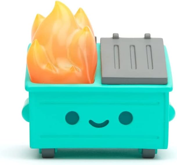 100% Soft Dumpster Fire Vinyl Figure