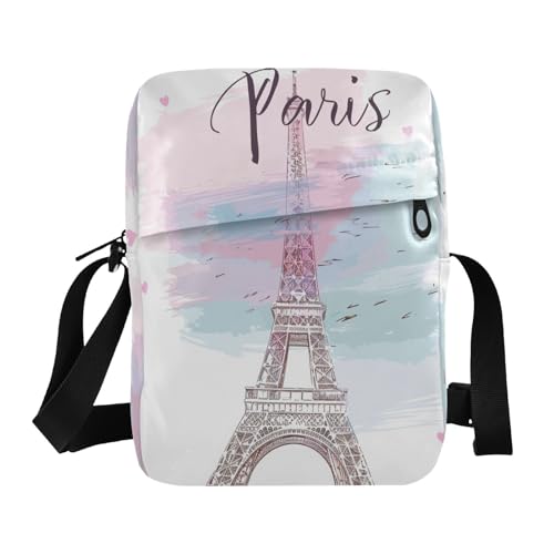 messenger bags for women shoulder bags Cross Body Purse Adjustable Strap for Outdoor Daily Outdoor Daily- Paris Eiffel Tower