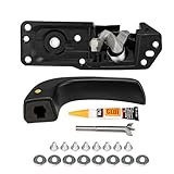 Door Handle Repair Kit Interior Inside LH Driver Side Left For 2007-2014 Sierra Silverado GMC Cadillac Escalade ESV EXT 20833606 80374 Interior Door Handle Kit