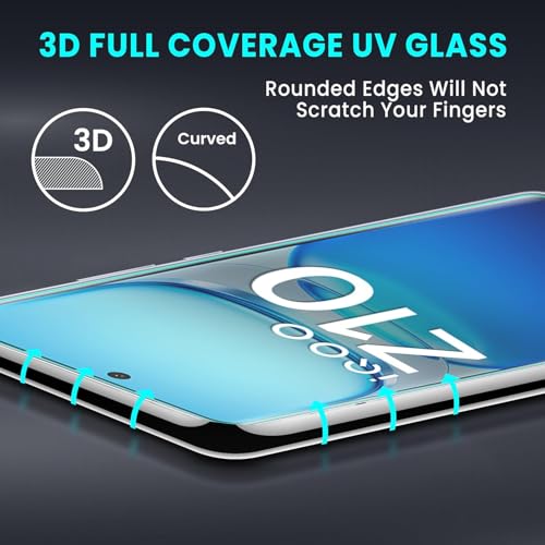 Image of Military-Grade Tempered Glass Screen Protector for IQOO Z10, 9H Hardness, Edge-to-Edge Coverage, Bubble-Free Easy Install