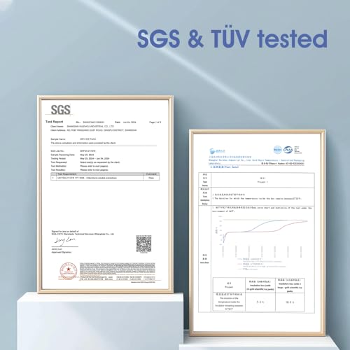 Image of Dry Ice Packs for Shipping Non-Stick for Food TUV and SGS Tests Double-Sided Absorption Long Lasting Shipping Cold Packs for Coolers Lunch Bags Freezer