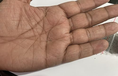 Image of OMX 100 Pieces of Steel Iron Bearing Balls (1MM)