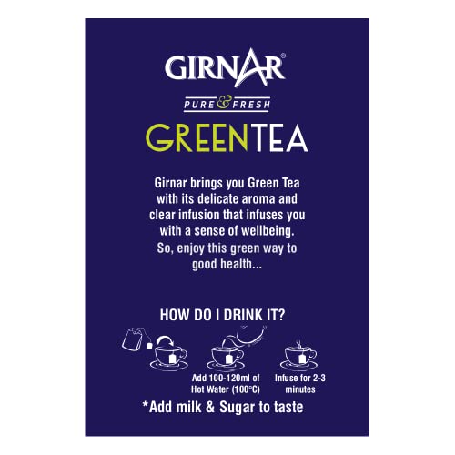Girnar Green Tea Bags, (25 Tea Bags) #TOP3