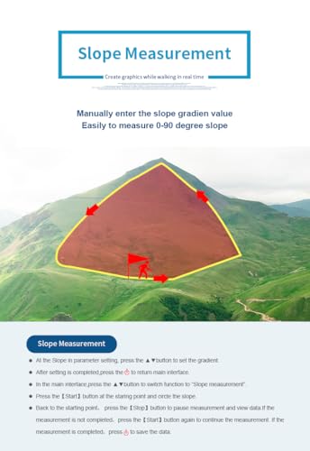 wanggan Handheld GPS Land Meter, GNSS Receiver with Color Screen for Area Measurement,Farmland,Field Survey - Image 8