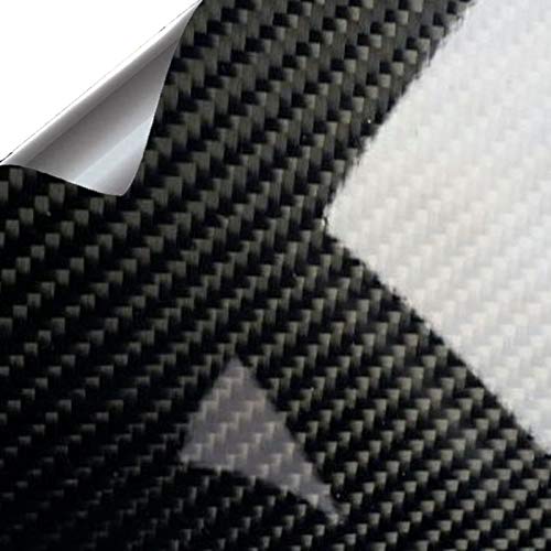 WrapWorkers Series Vinilo Carbono Negro Brillo Premium 75x152cm