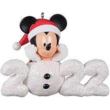 Hallmark Keepsake Christmas Ornament 2022, Disney Mickey Mouse A Year of Disney Magic