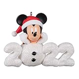 Hallmark Keepsake Christmas Ornament 2022, Disney Mickey Mouse A Year of Disney Magic