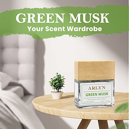 Green Musk By Arlyn - Men's Eau De Parfum (Edp) Cologne - Long-Lasting Fragrance For Men - 1.7Oz, Earthy Scent, Musk Notes, Fresh And Green Undertones #TOP6
