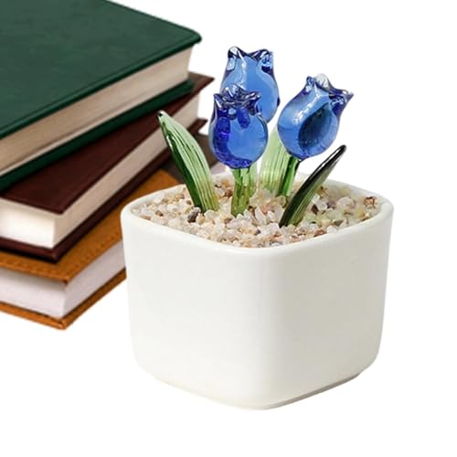 Flores artificiales decorativas en ramo para interior y mesa 7