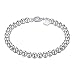 Produktbild KOLOVEADA Armband Frauen Silber Armbänder Stern Armband für Damen Echt Silber 925 Armband Elegante LEKANI Kristall Armband, armkettchen Damen Schmuck (Silber-SPCH114)