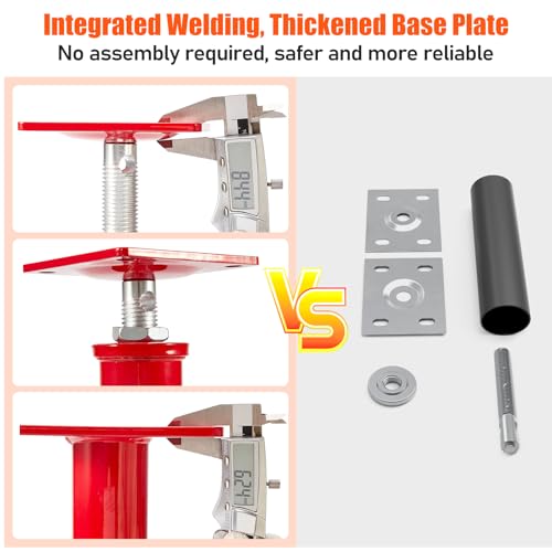4 Pack House Jacks for Leveling Crawlspace, 11" - 16" Height Range, 11023 lbs Max Load Capacity, House Floor Jacks Post Pole for Leveling by B4B BANG 4 BUCK - Image 7