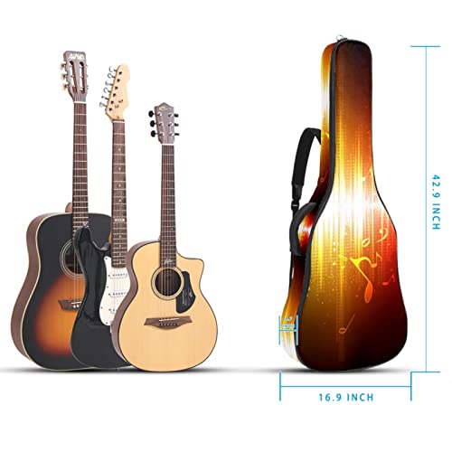 Hondank 1691 Sanson Carte du monde Housse de protection rembourrée pour guitare acoustique classique, Multicolor 08, 42… - Les Beatles, Paul McCartney, John Lennon, RIngo Starr, George Harrison Hondank 1691 Sanson Carte du monde Housse de protection rembourrée pour guitare acoustique classique, Multicolor 08, 42… – Image 6