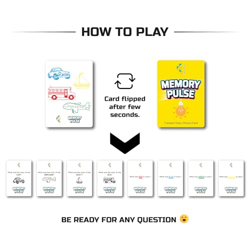Memory Pulse juego de cartas para niños y adultos miniatura 2